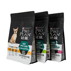 Emballage d'aliments pour animaux en sachet préfabriqué pour emballage d'aliments pour chiens de race