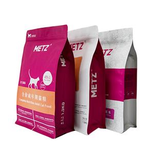 Sacs à fond plat pour aliments pour animaux de compagnie