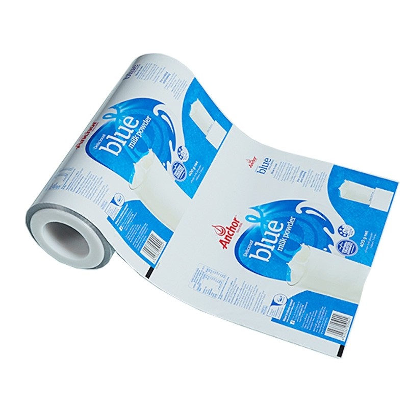 Emballage multicouches en rouleau souple pour lait en poudre