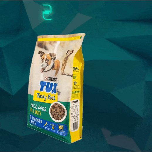 dog food packaging